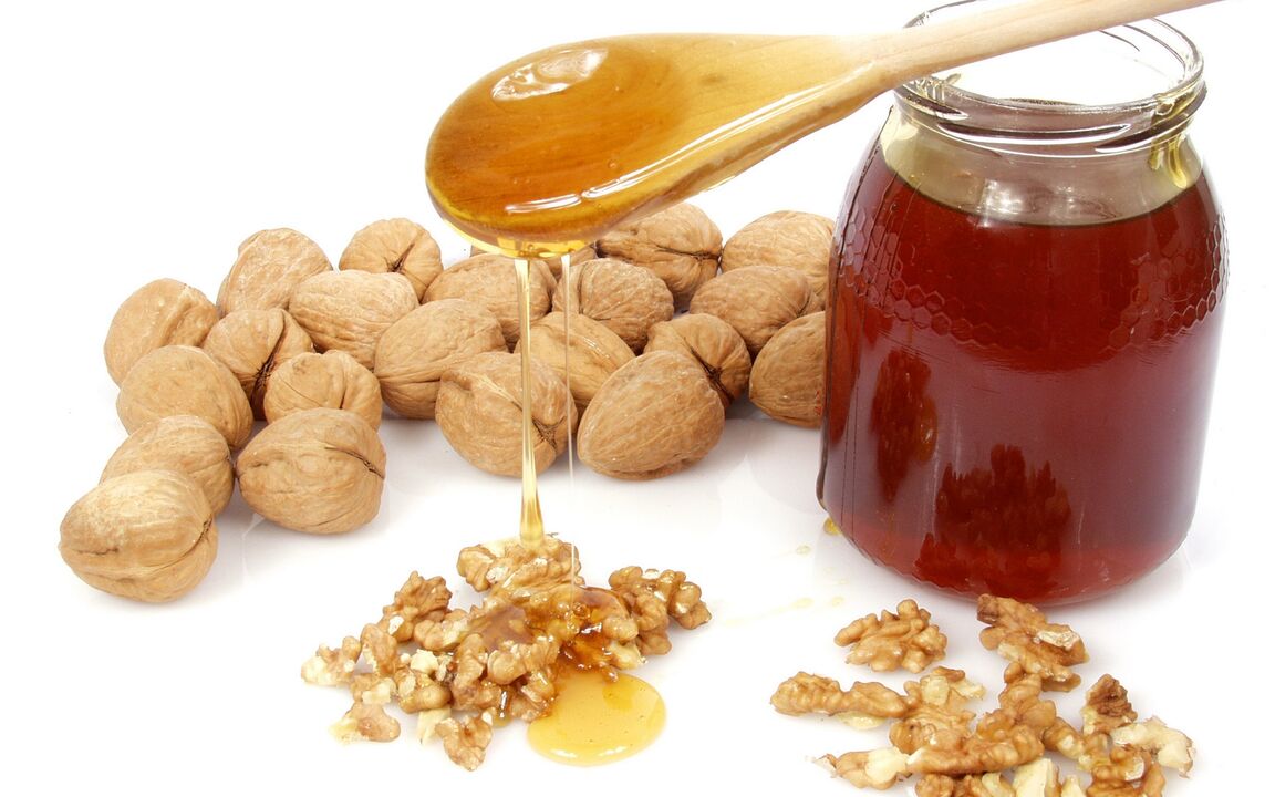 L'effet des noix et du miel
